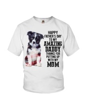 Father Day - Border Collie Youth T-Shirt tile