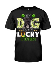Lucky Charm - BLACK American Staffordshire Terrier Premium Fit Mens Tee tile