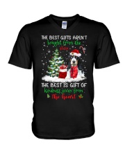 Kindness - Basset Hound V-Neck T-Shirt tile