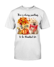 Thankful For - CREAM Keeshond Classic T-Shirt front
