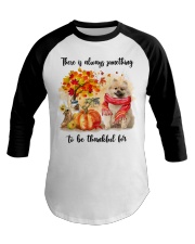 Thankful For - CREAM Keeshond Baseball Tee tile