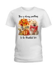 Thankful For - CREAM Keeshond Ladies T-Shirt tile