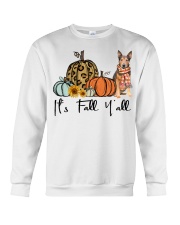 Fall Pumpkin Shepherd Terrier Crewneck Sweatshirt tile