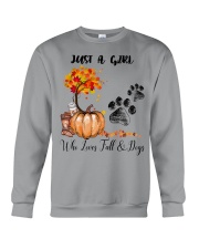Fall And Dog Crewneck Sweatshirt tile