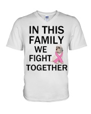 Fight Together - English Setter V-Neck T-Shirt tile