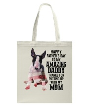Father Day - Bull Terrier Tote Bag tile