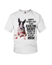 Father Day - Bull Terrier Youth T-Shirt tile