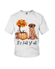 It is Fall - Puggle Youth T-Shirt tile