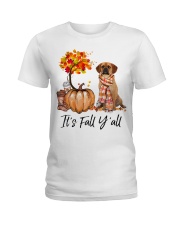 It is Fall - Puggle Ladies T-Shirt tile