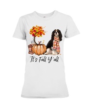 It is Fall - Cavalier King Charles Spaniel 5 Premium Fit Ladies Tee tile