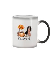 It is Fall - Cavalier King Charles Spaniel 5 Color Changing Mug tile