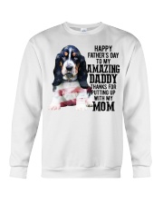 Father Day - Basset Hound Crewneck Sweatshirt tile