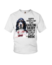 Father Day - Basset Hound Youth T-Shirt tile