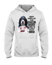 Father Day - Basset Hound Hooded Sweatshirt tile