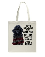Father Day - Toy Poodle Tote Bag tile
