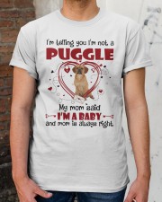 Dog Baby - Puggle Classic T-Shirt apparel-classic-tshirt-lifestyle-30