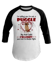 Dog Baby - Puggle Baseball Tee tile