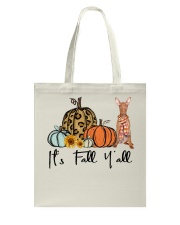 Fall Pumpkin Pharaoh Hound Tote Bag tile