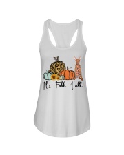 Fall Pumpkin Pharaoh Hound Ladies Flowy Tank tile