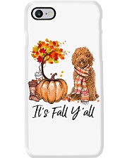 It is Fall - Labradoodle 2 Phone Case tile
