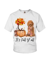 It is Fall - Labradoodle 2 Youth T-Shirt tile