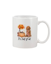 It is Fall - Labradoodle 2 Mug tile