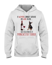 She Also Needs - Manchester Terrier Hooded Sweatshirt tile