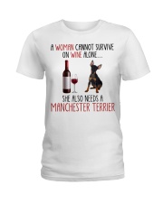 She Also Needs - Manchester Terrier Ladies T-Shirt tile
