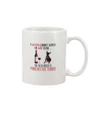 She Also Needs - Manchester Terrier Mug tile