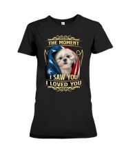 156 i loved you Shih Tzu 3 Premium Fit Ladies Tee tile