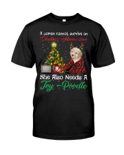 Christmas Alone - CREAM Toy Poodle Classic T-Shirt tile
