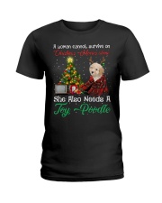 Christmas Alone - CREAM Toy Poodle Ladies T-Shirt tile