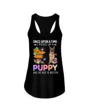 156 Picked Up A Puppy - German Shepherd Dog Ladies Flowy Tank tile