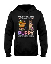 156 Picked Up A Puppy - German Shepherd Dog Hooded Sweatshirt tile
