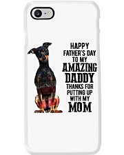 Father Day - Min Pin Phone Case tile