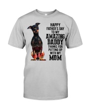 Father Day - Min Pin Classic T-Shirt front