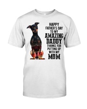 Father Day - Min Pin Classic T-Shirt tile