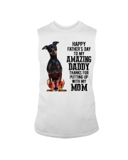 Father Day - Min Pin Sleeveless Tee tile