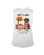 Fall And - CHOCOLATE labs Sleeveless Tee tile