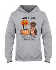 Fall And - CHOCOLATE labs Hooded Sweatshirt front