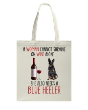 She Also Needs - Blue Heeler 1 Tote Bag tile