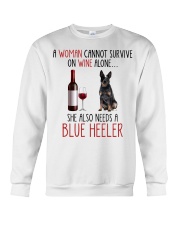 She Also Needs - Blue Heeler 1 Crewneck Sweatshirt tile