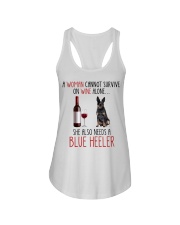She Also Needs - Blue Heeler 1 Ladies Flowy Tank tile