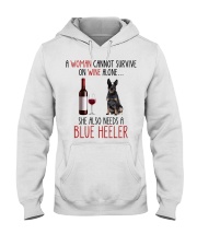 She Also Needs - Blue Heeler 1 Hooded Sweatshirt tile