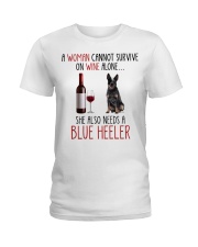 She Also Needs - Blue Heeler 1 Ladies T-Shirt tile