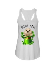 Lucky Kiss - CREAM American Cocker Spaniel Ladies Flowy Tank tile