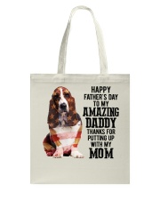 Father Day - Basset Hound Tote Bag tile