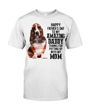 Father Day - Basset Hound Classic T-Shirt tile