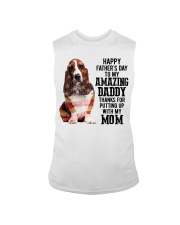 Father Day - Basset Hound Sleeveless Tee tile
