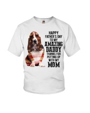 Father Day - Basset Hound Youth T-Shirt tile